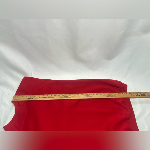 Vintage Ultra Fleece Blank Crewneck Sweatshirt Red Size Xl Made In USA - Picture 5 of 5